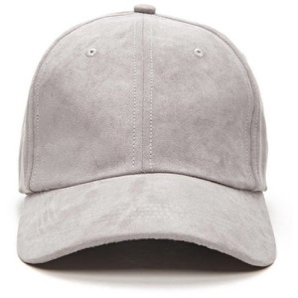 NWOT Vegan Suede Baseball Hat